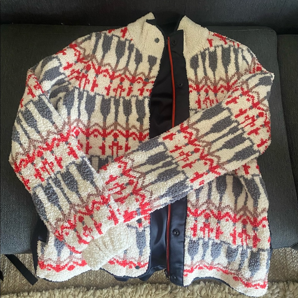 ANTHROPOLOGIE: Sleeping On Snow Zip Up Fleece
